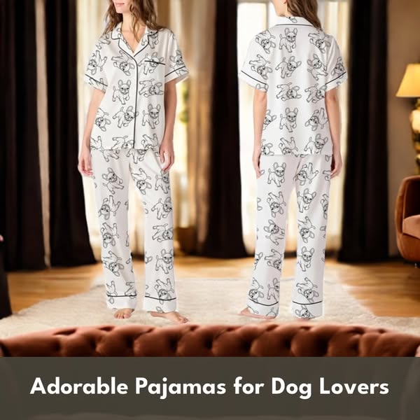 Dogs Theme Pajama Set