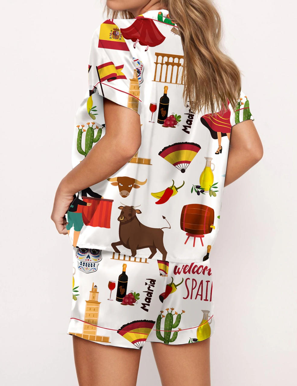 Spain Travel Europe Pajama Set	