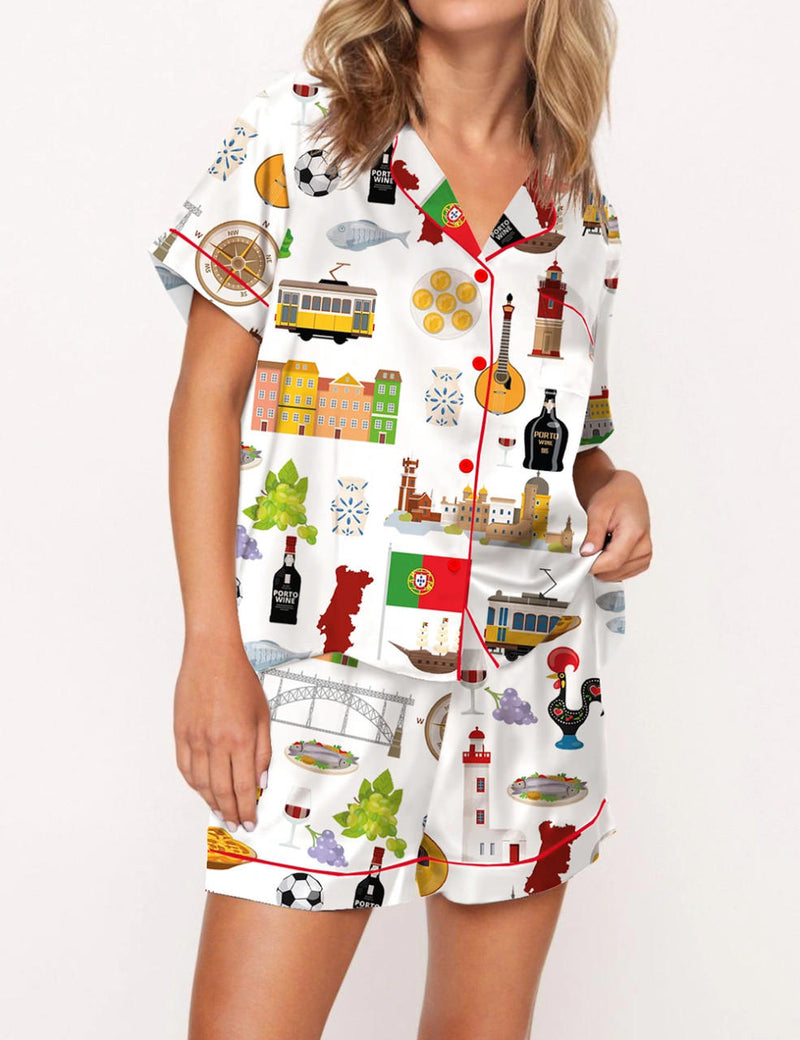 Portugal Travel Pajama Set	