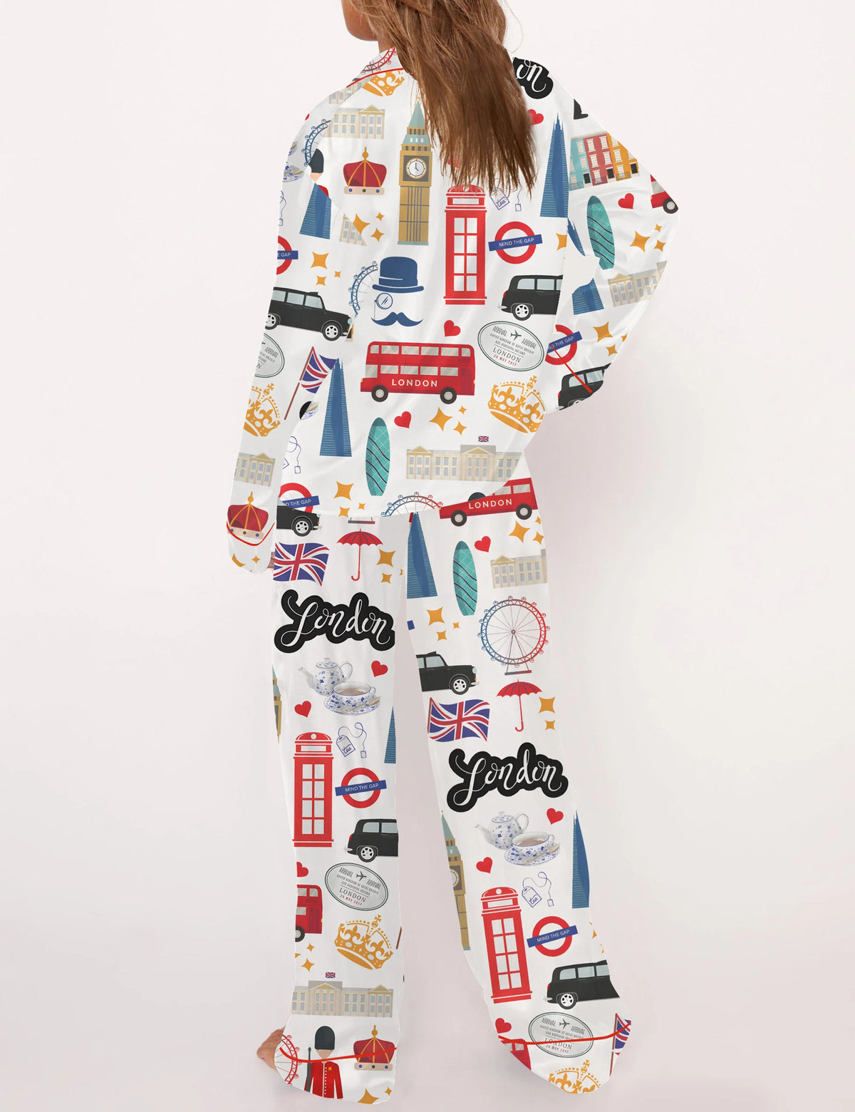 London England Satin Pajama Set For Women	