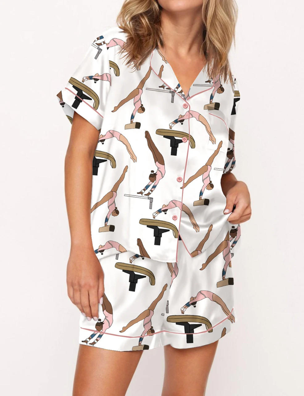 Gymnastics Girl Pajama Set	