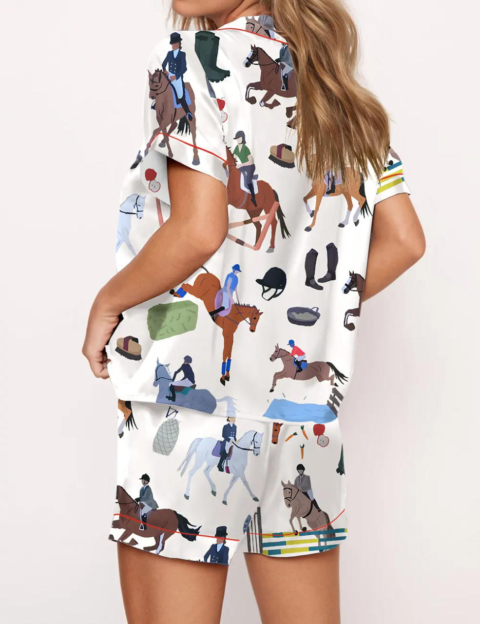 Dressage Horse Pajama Set	