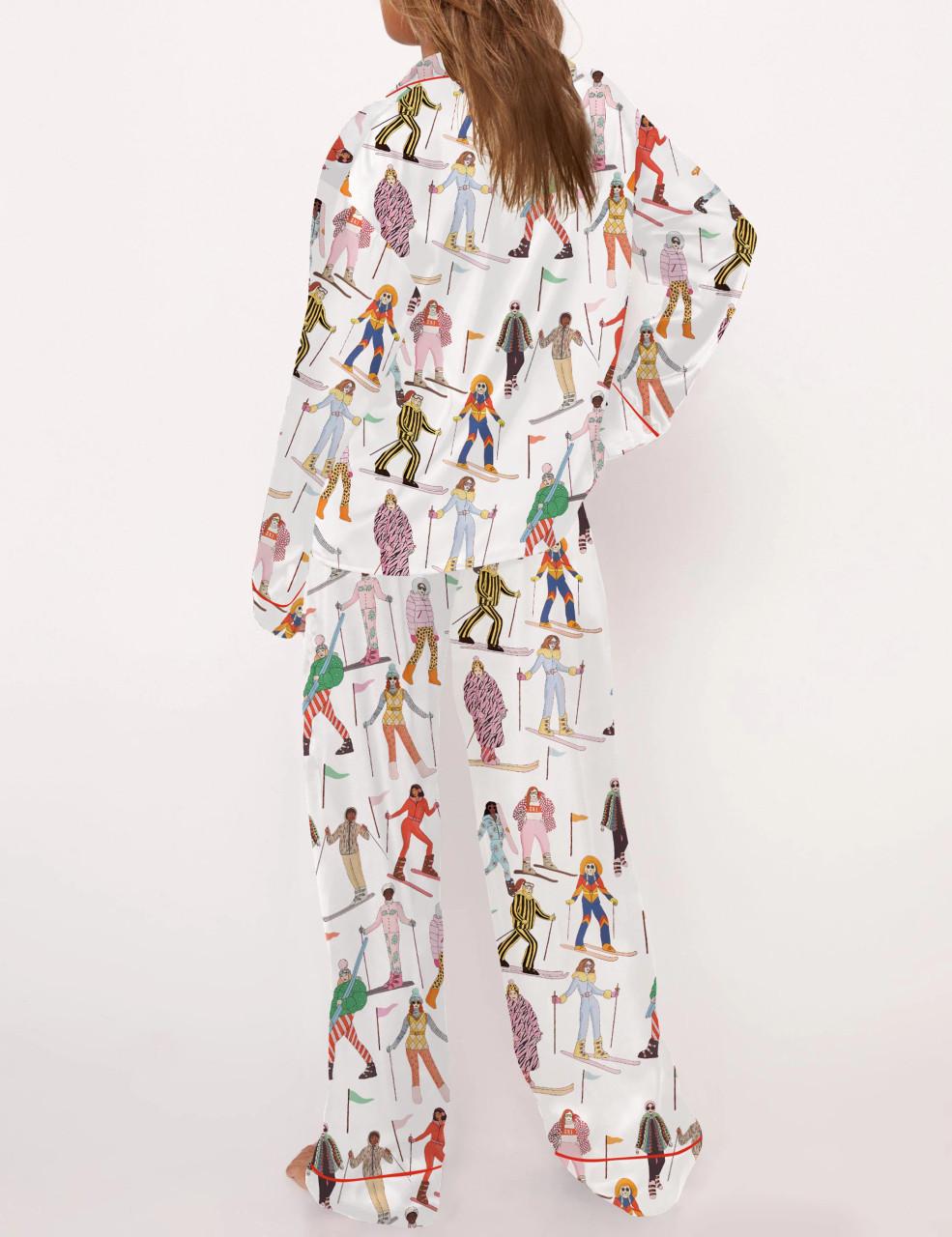 Ski Satin Pajama Set For Women	