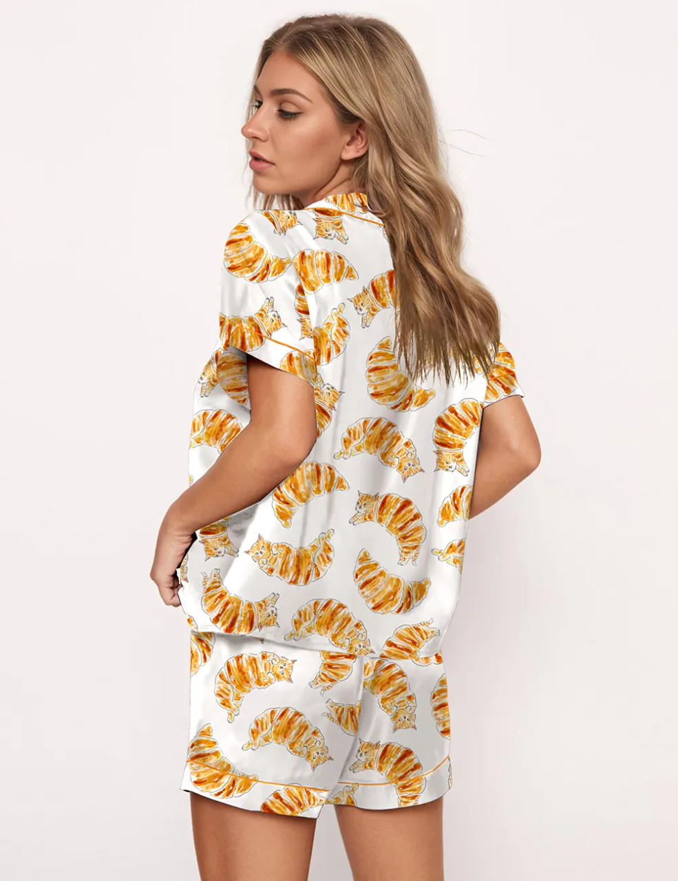 Croissant Cats Pajama Set	
