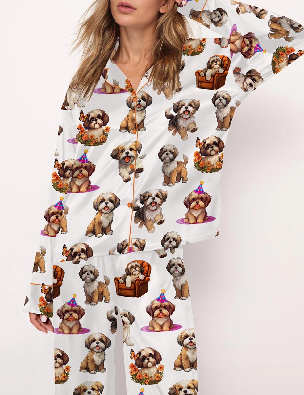 Shih Tzu Charm Pajama Set	