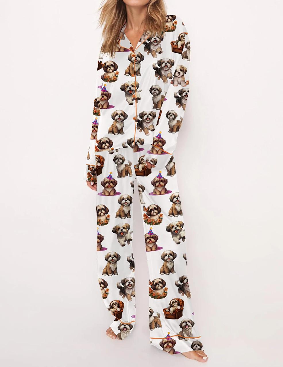 Shih Tzu Charm Pajama Set	