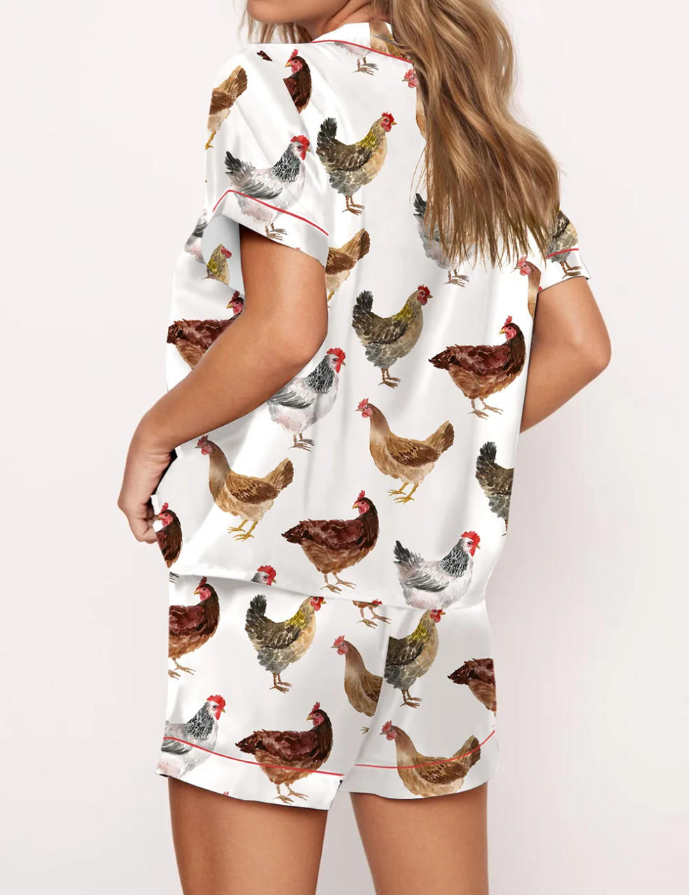 Crazy Chicken Lady Pajama Set	