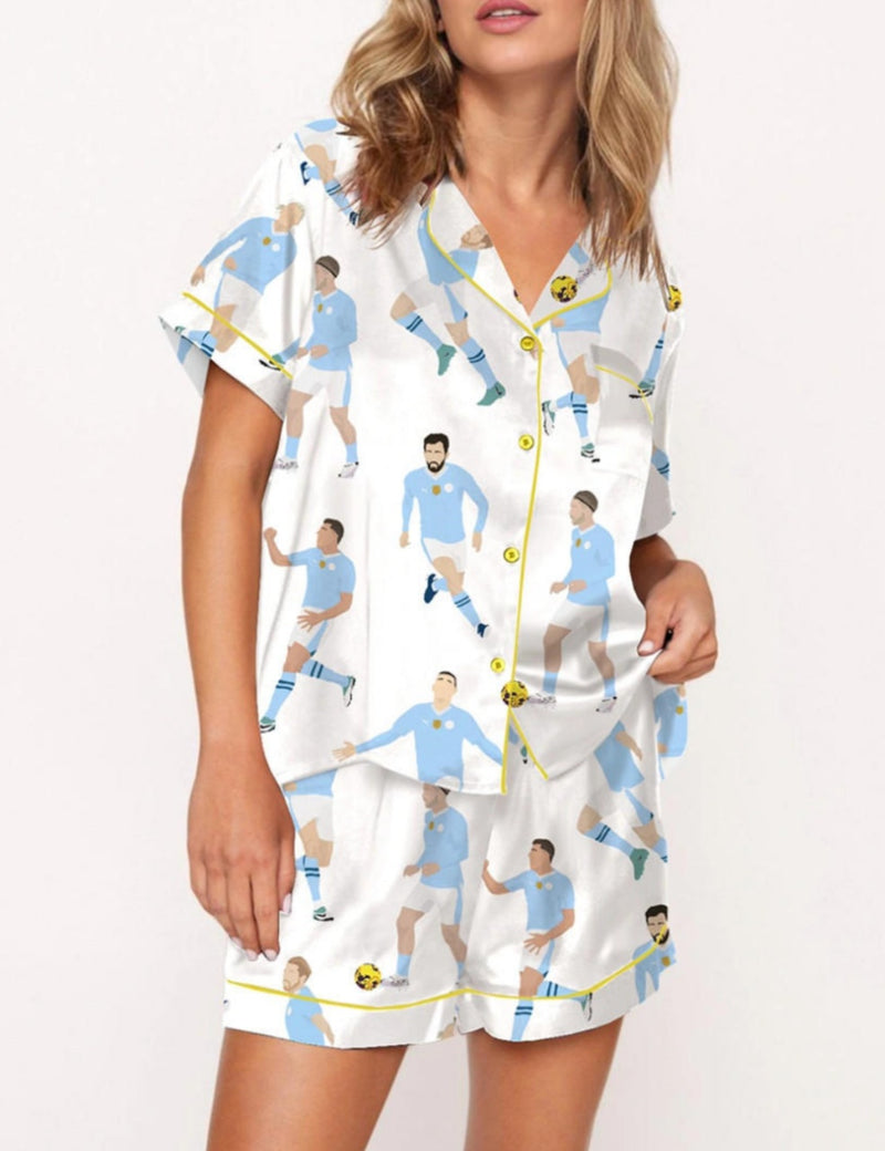 Manchester City 2023/24 Players Pajama Set	