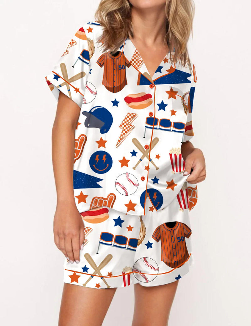 Houston Baseball Pajama Set	