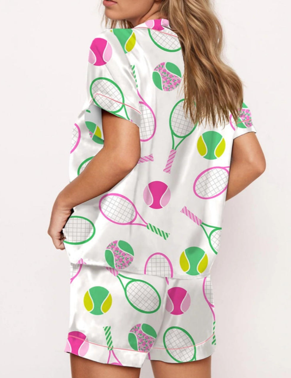 Colorful Tennis Pajama Set	