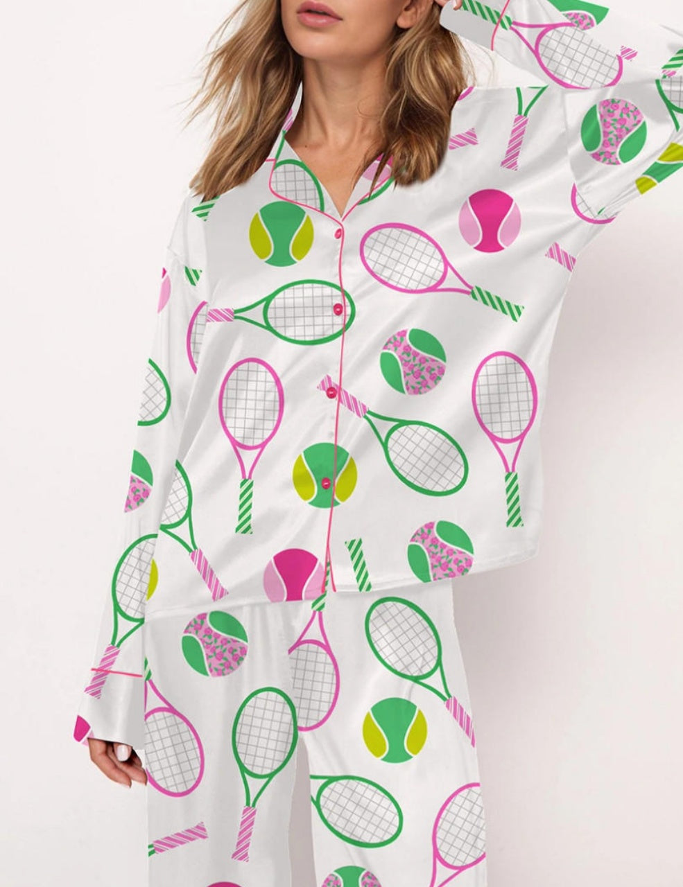 Colorful Tennis Pajama Set	