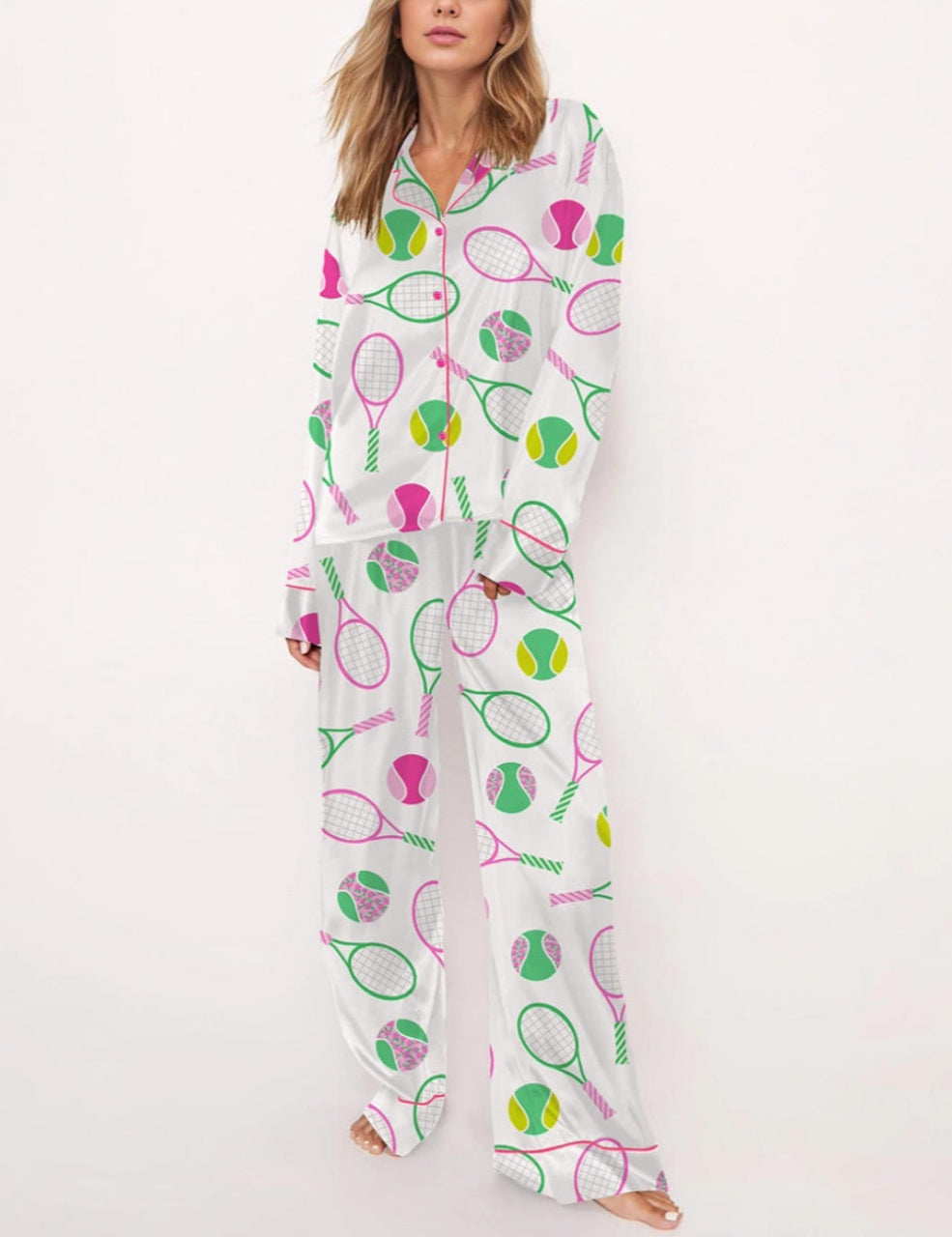 Colorful Tennis Pajama Set	