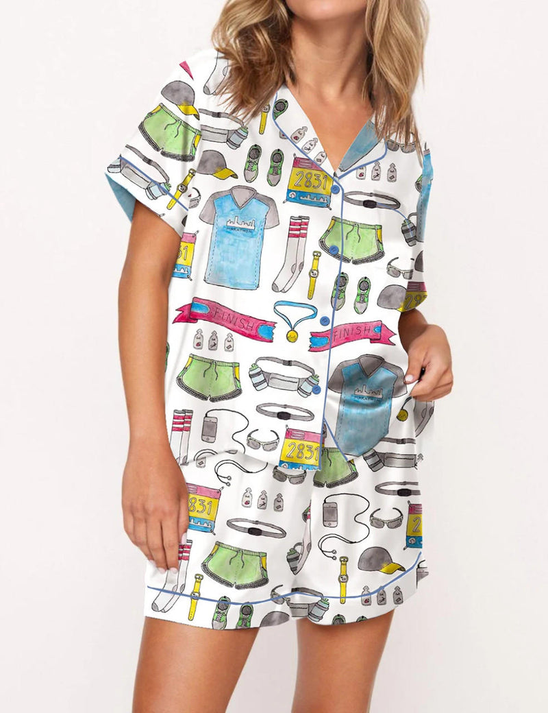Marathon Running Gear Pajama Set	
