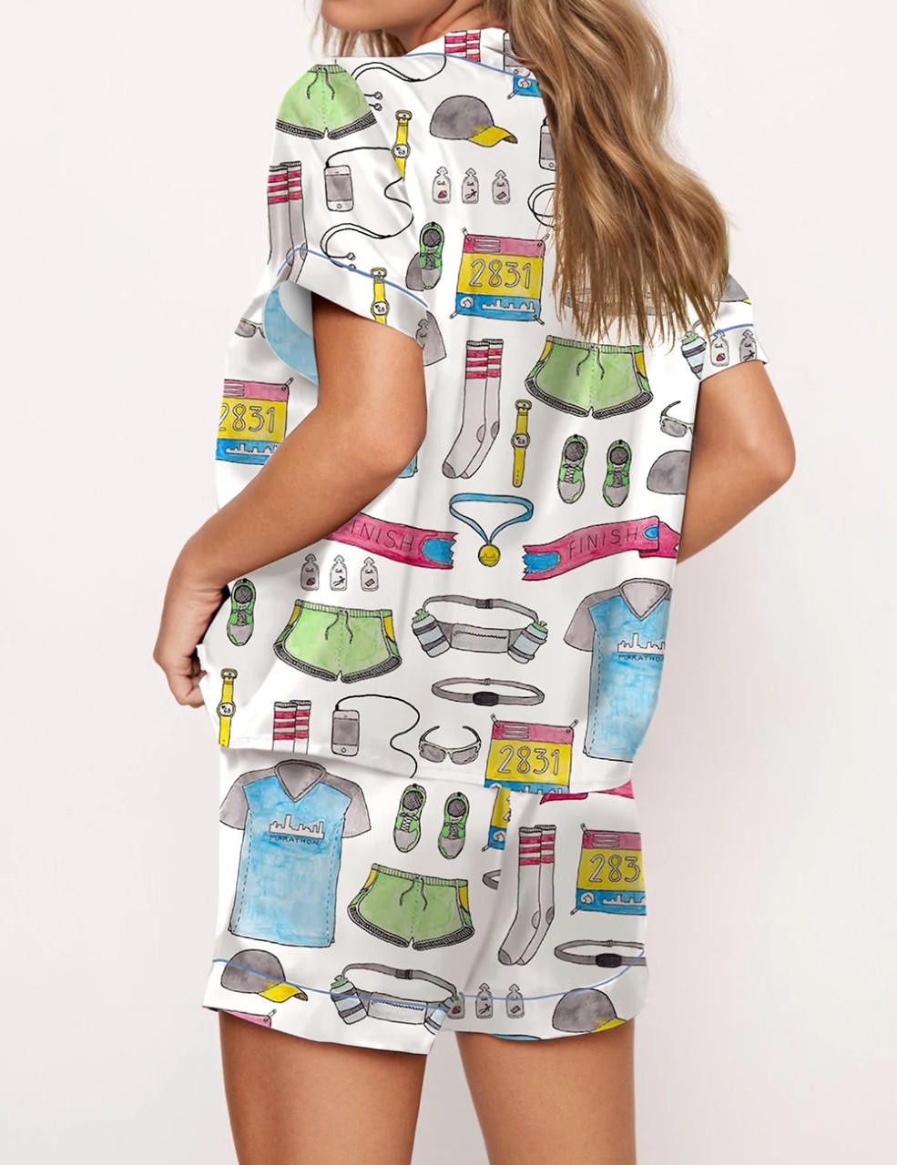 Marathon Running Gear Pajama Set	