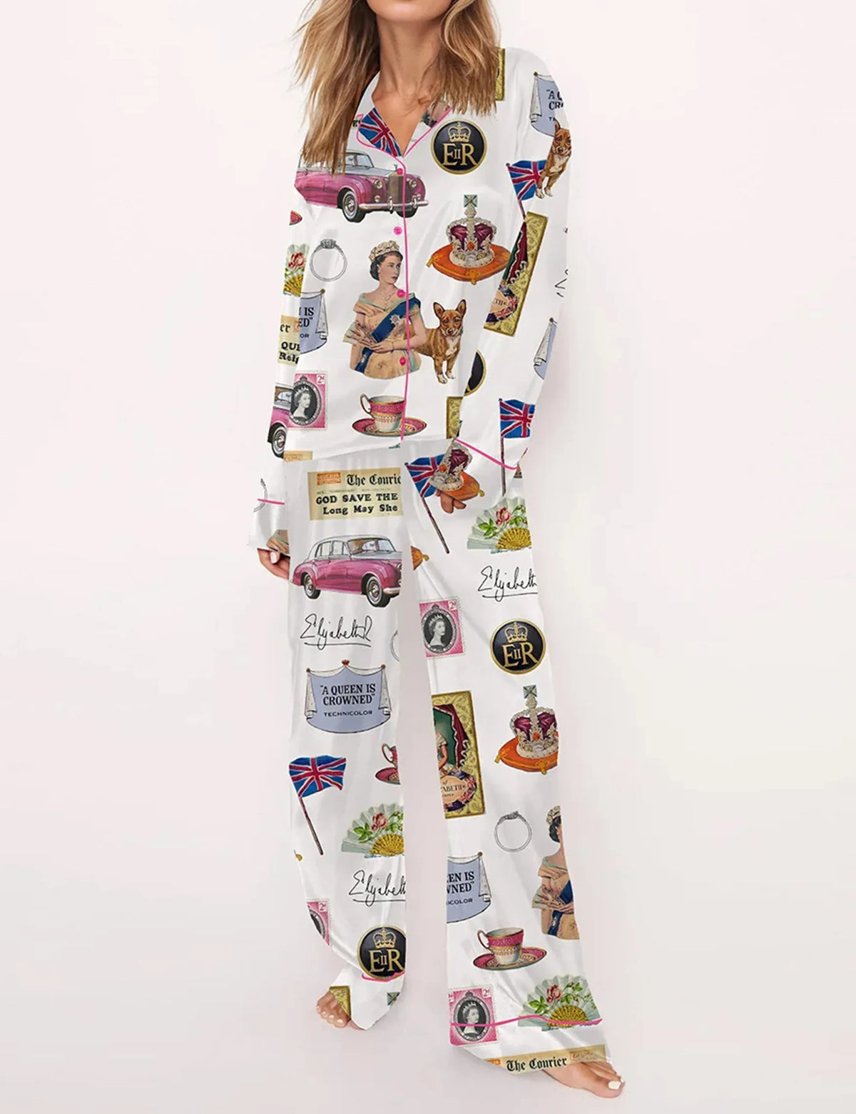 Queen Elizabeth II Vintage Pajama Set	