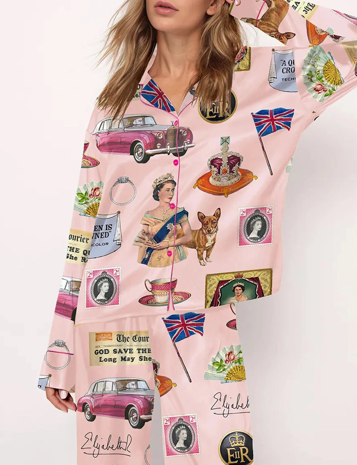Queen Elizabeth II Vintage Pajama Set	