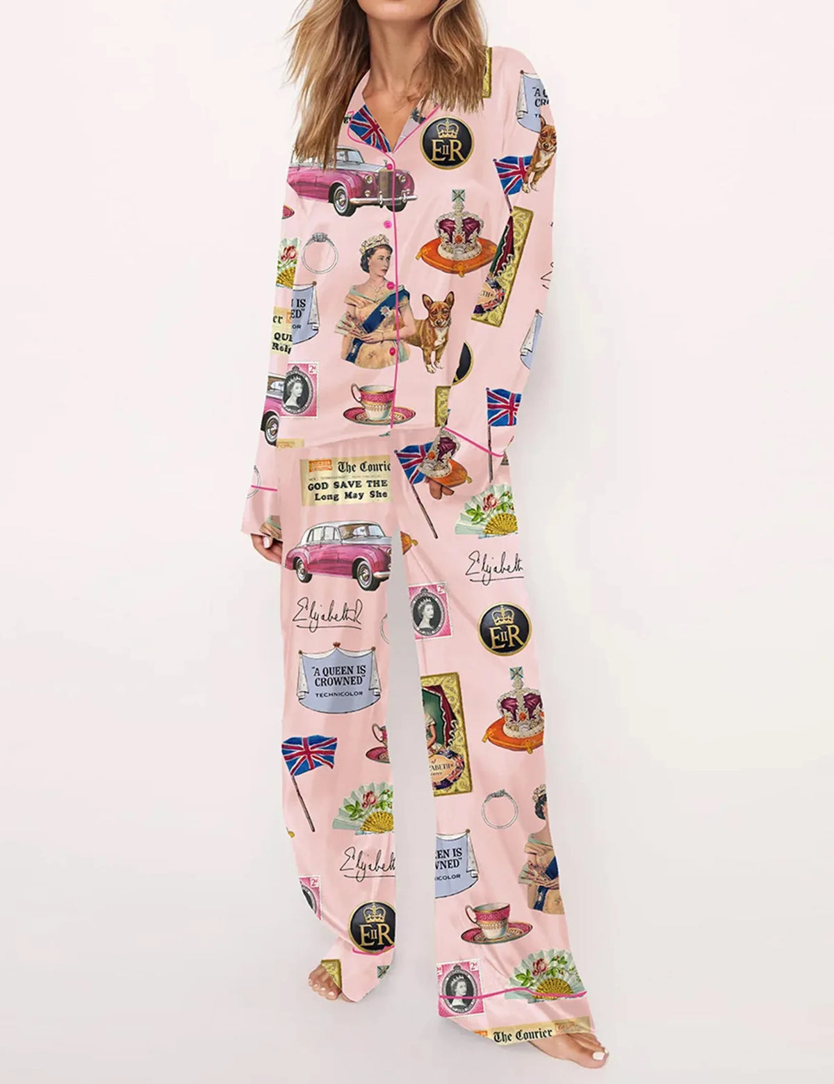 Queen Elizabeth II Vintage Pajama Set	