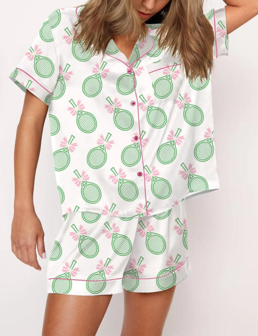 Christmas Tennis Racquet Pajama Set	