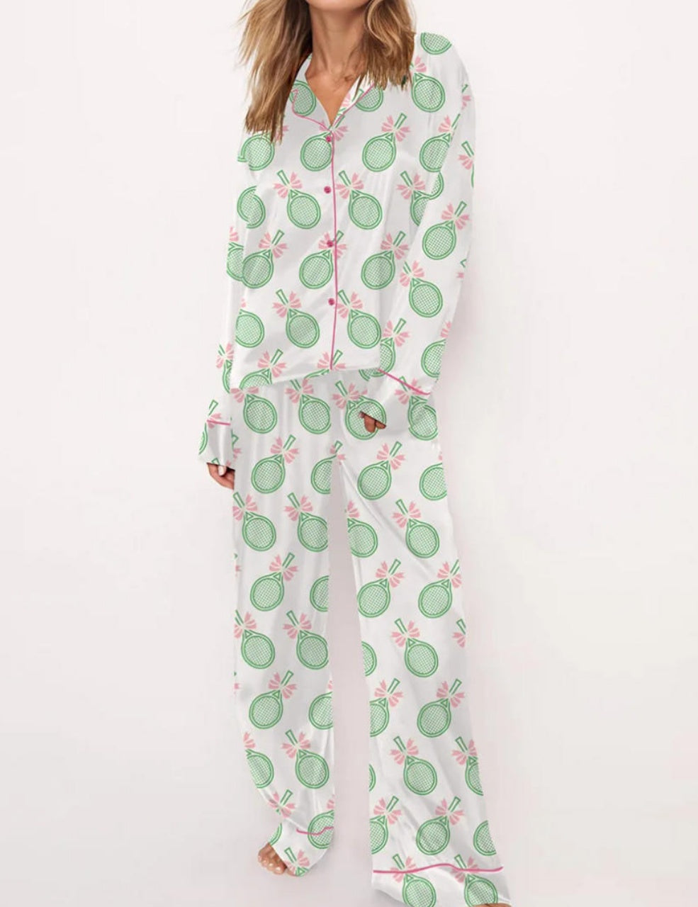Christmas Tennis Racquet Pajama Set	