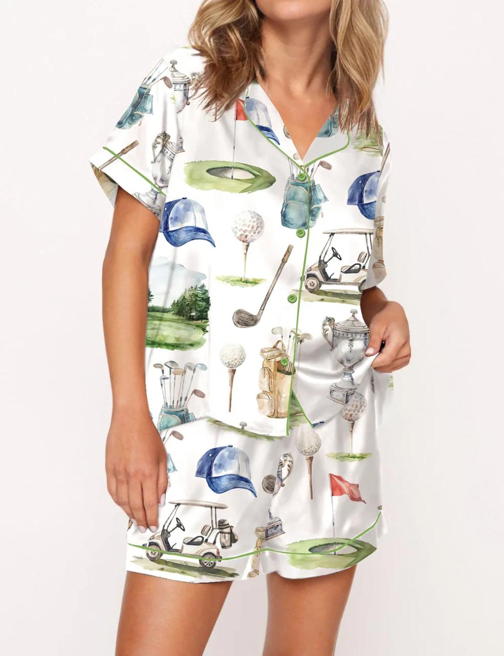 Golf Sport Satin Pajama Set	