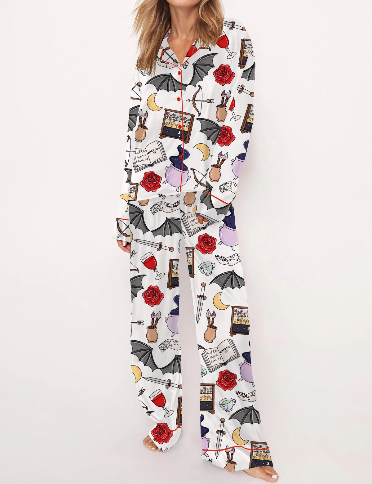 Acotar Satin Pajama Set For Women	