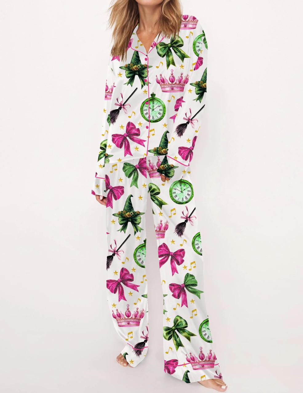 Coquette Wicked Satin Pajama Set For Women	