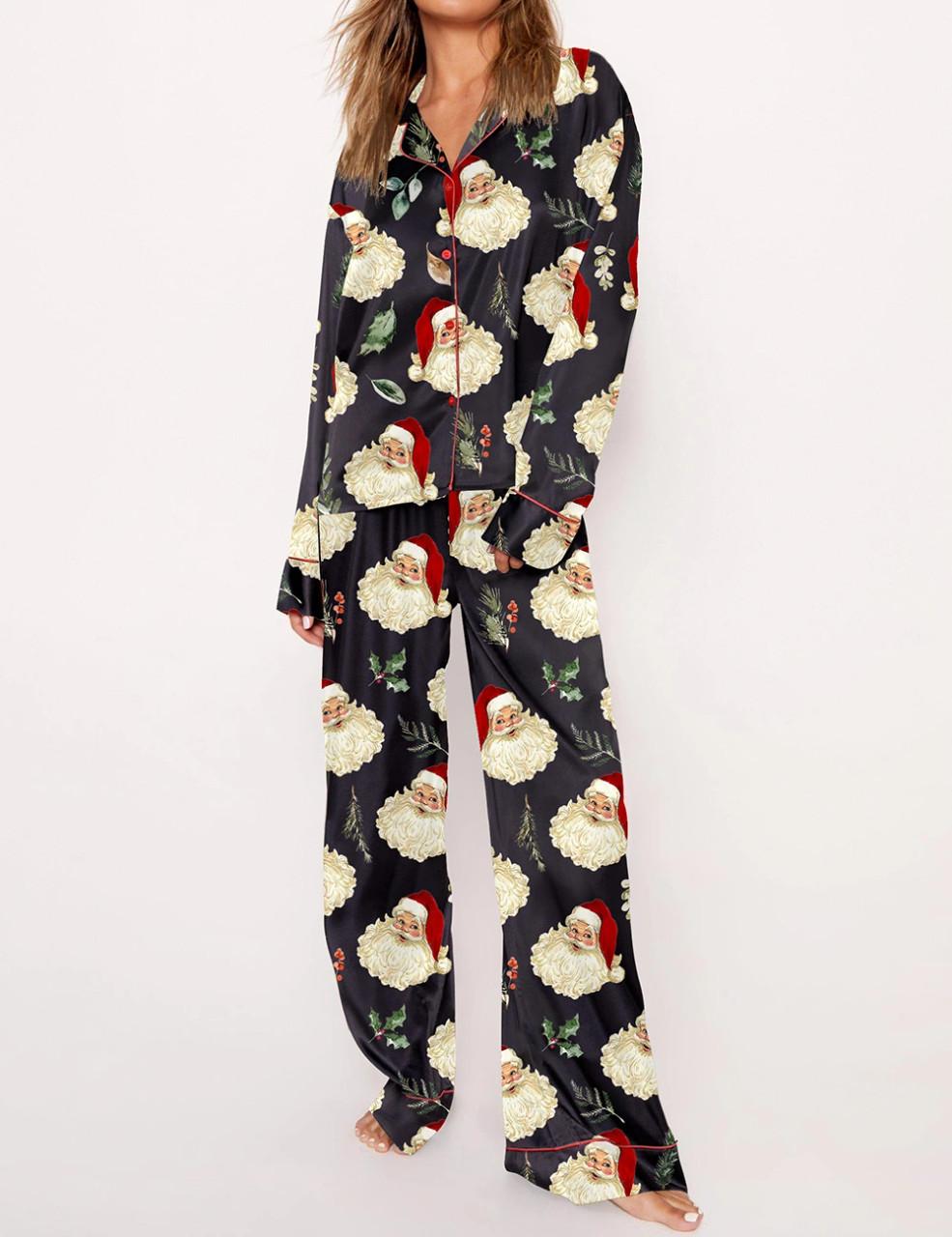 Vintage Santa Pajama Set	
