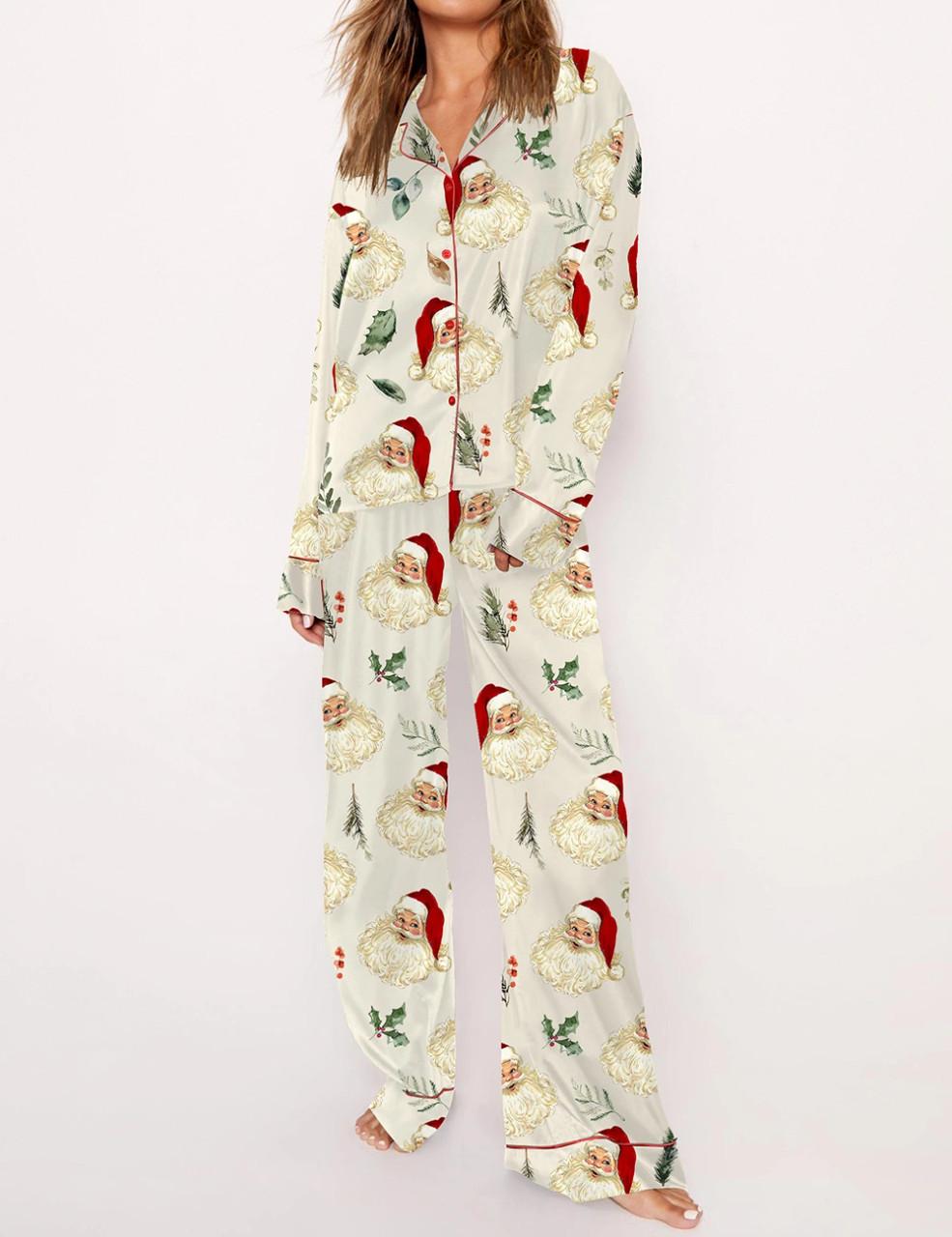 Vintage Santa Pajama Set	