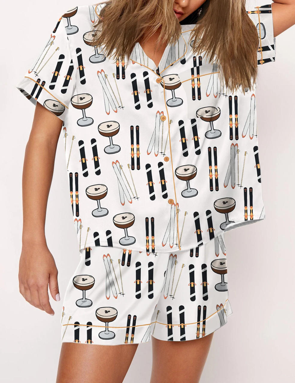 Apres Ski Espresso Martini Girls Pajama Set	