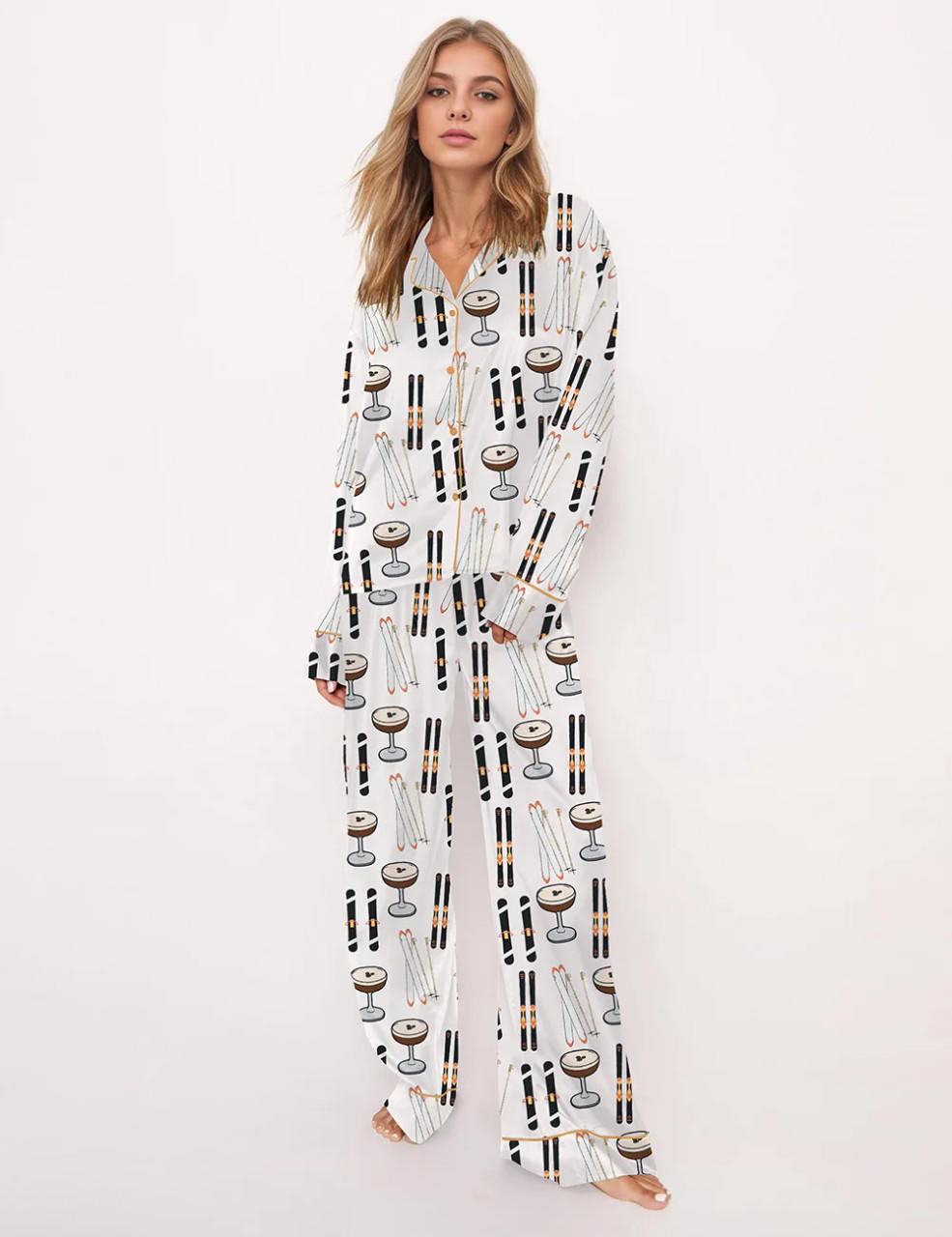 Apres Ski Espresso Martini Girls Pajama Set	
