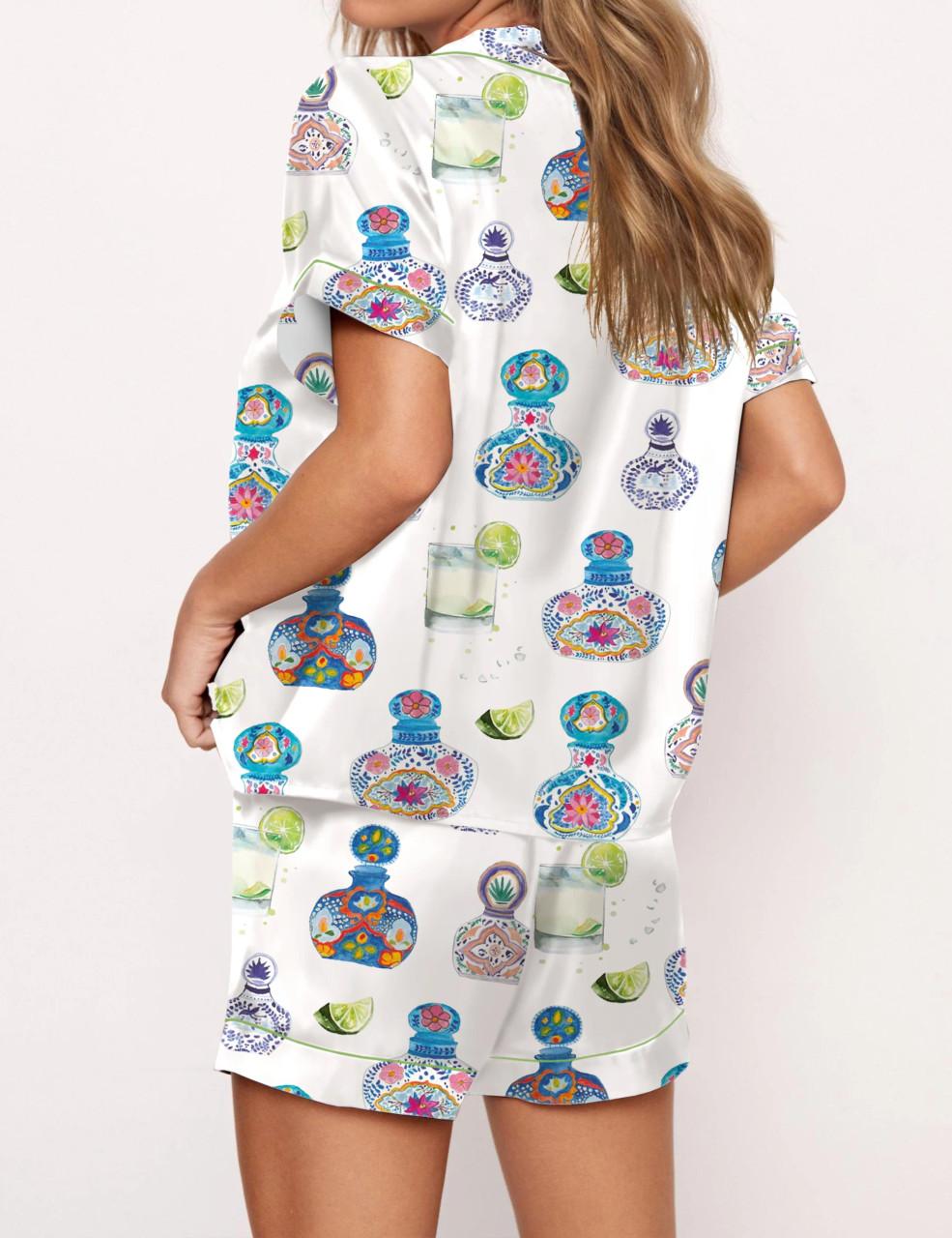 Tequila Satin Pajama Set For Women	