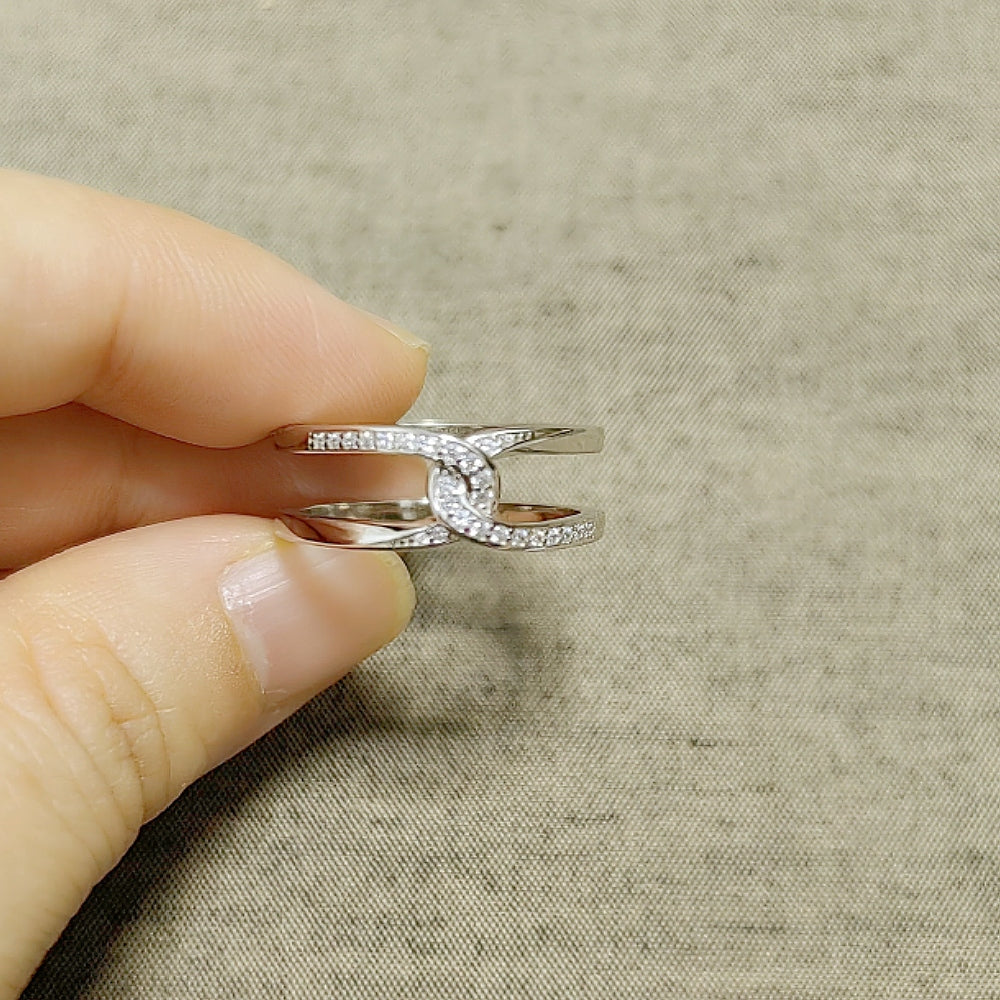 To My Daughter Mother&Daughter Forever Linked Together Ring