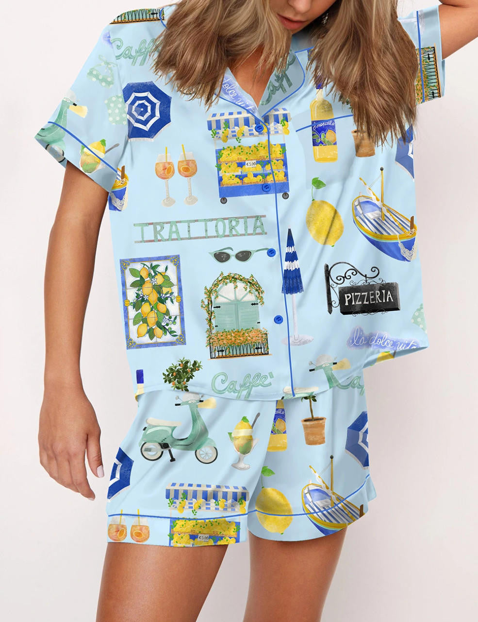 Italy Vacation Pajama Set	