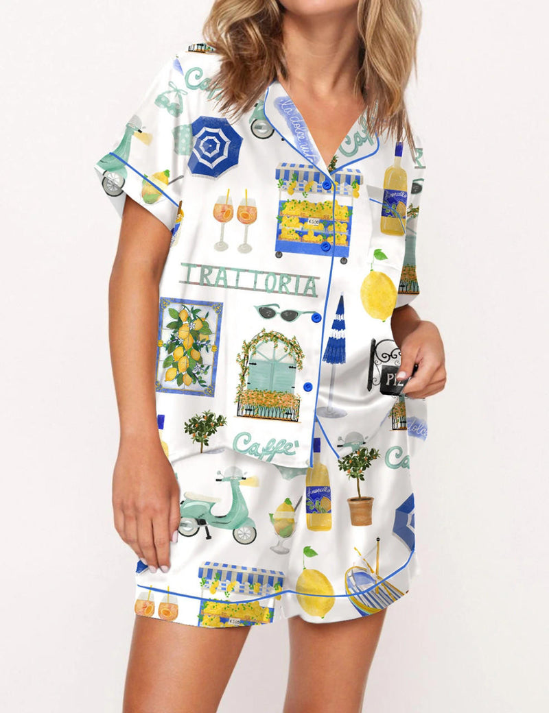 Italy Vacation Pajama Set	