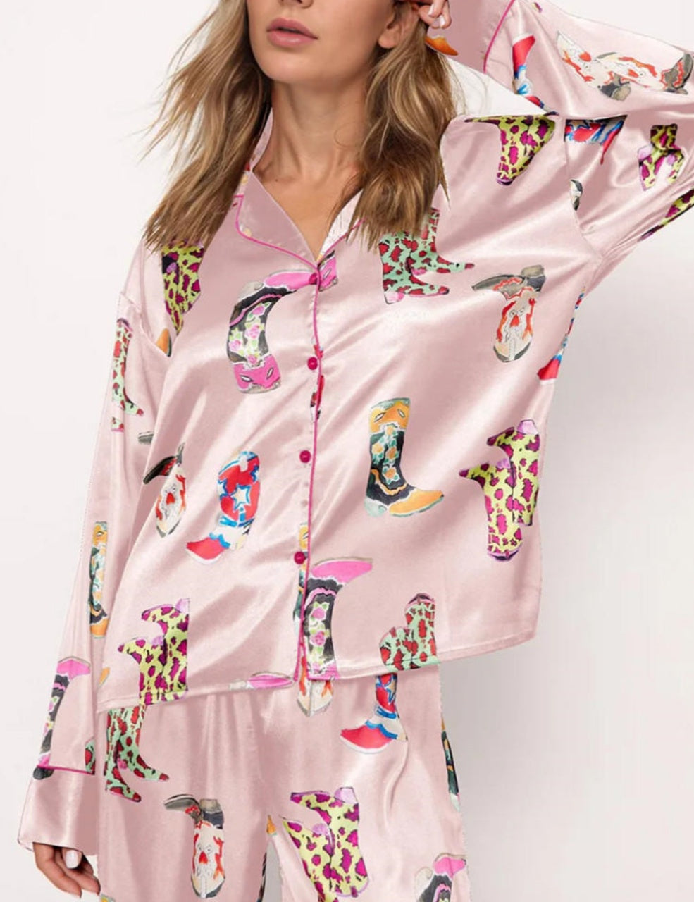Western Cowgirl Style Pajama Set	