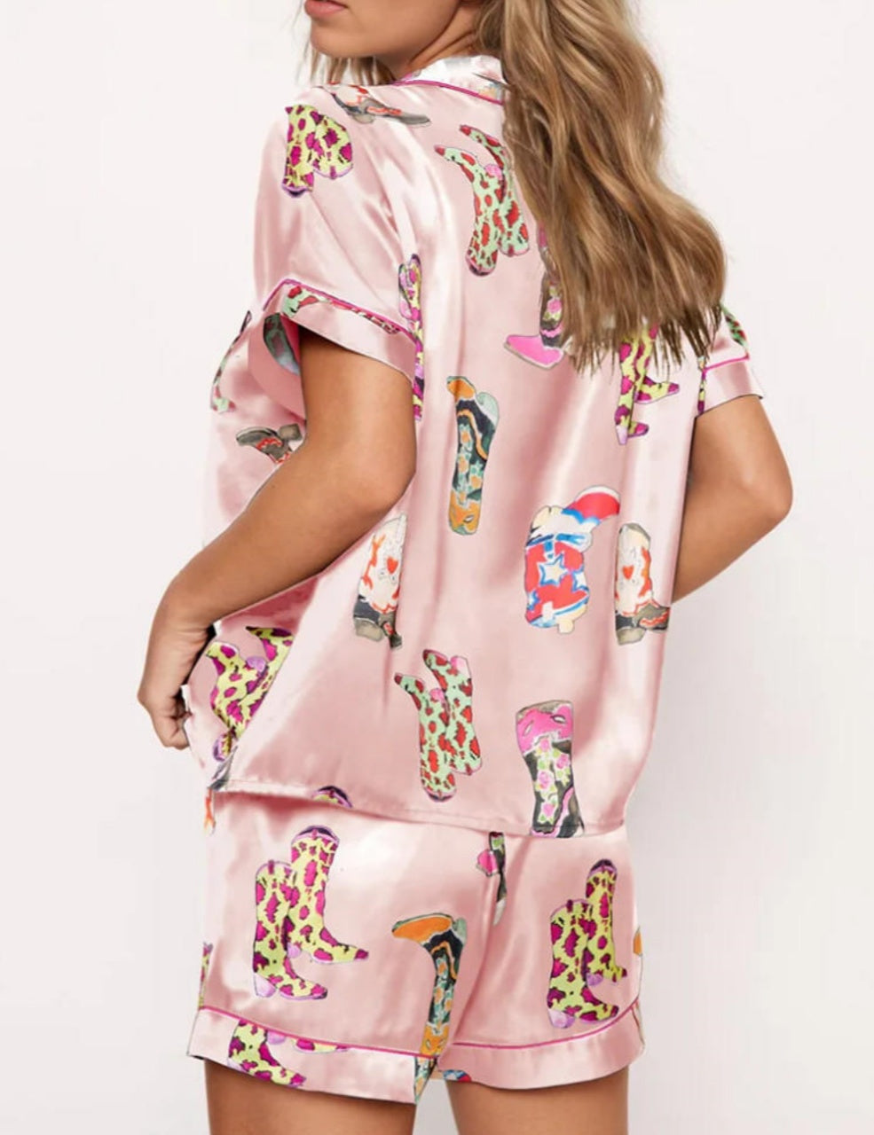 Western Cowgirl Style Pajama Set	