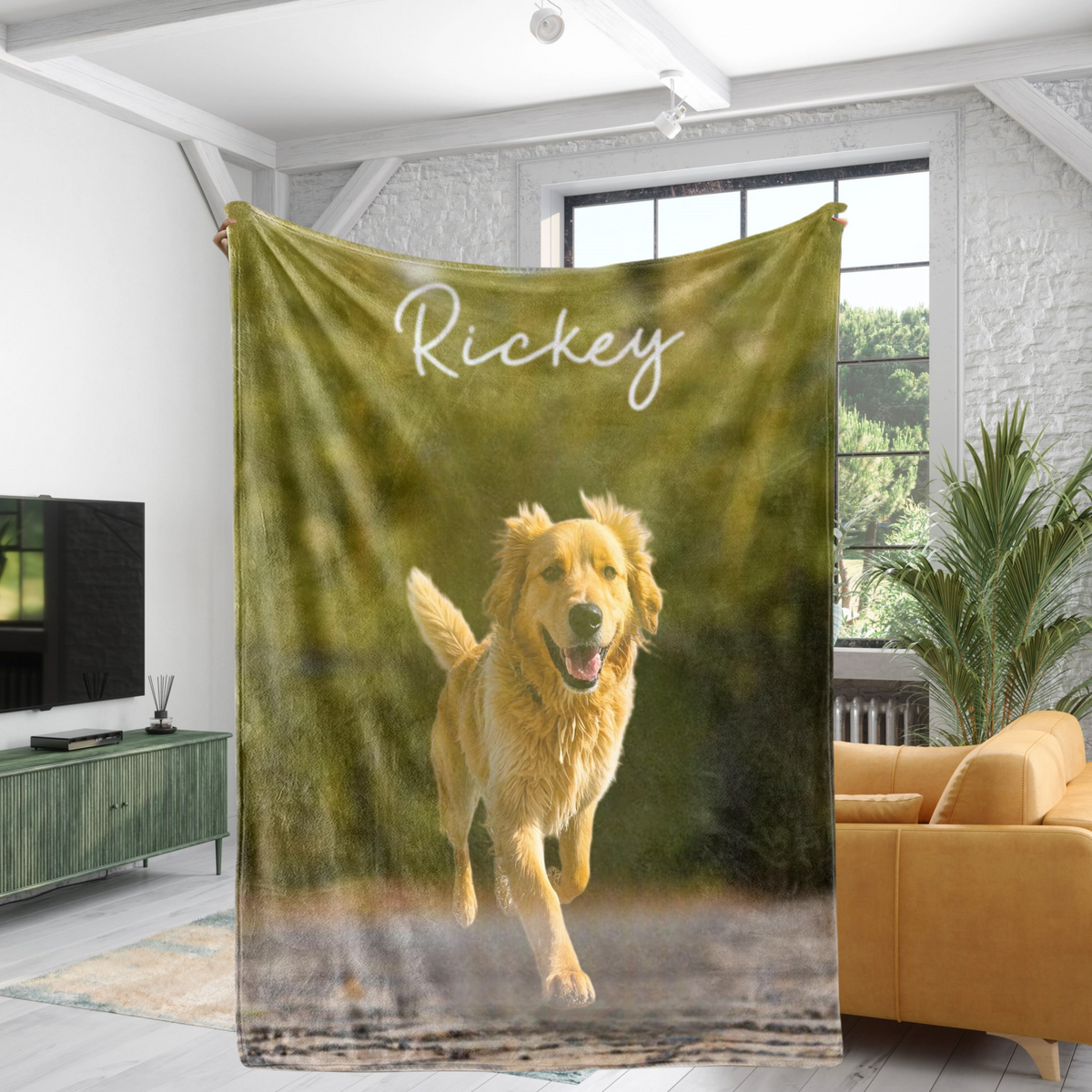 Personalized Dog Memorial Photo Blanket, Pet Blanket with Pictures, Pet Photo Memorial Blanket, Dog Memorial Blanket