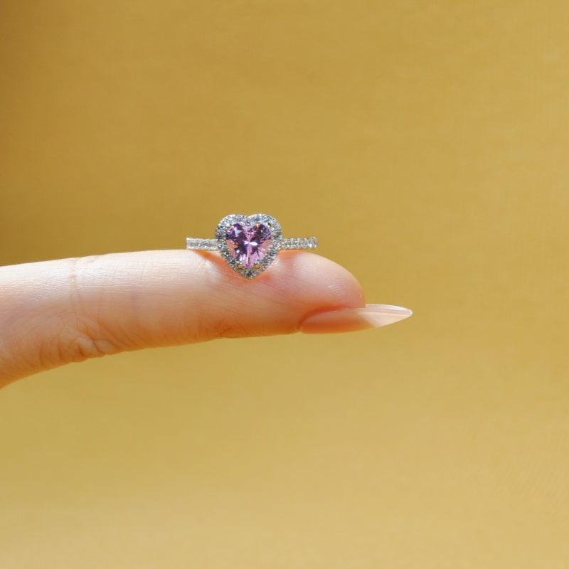 Mother &Daughter Bound by love Matching Heart  Ring