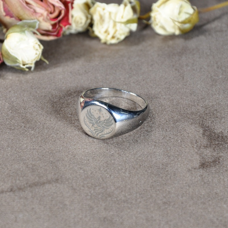 Rise From Ashes -Phoenix Signet Ring