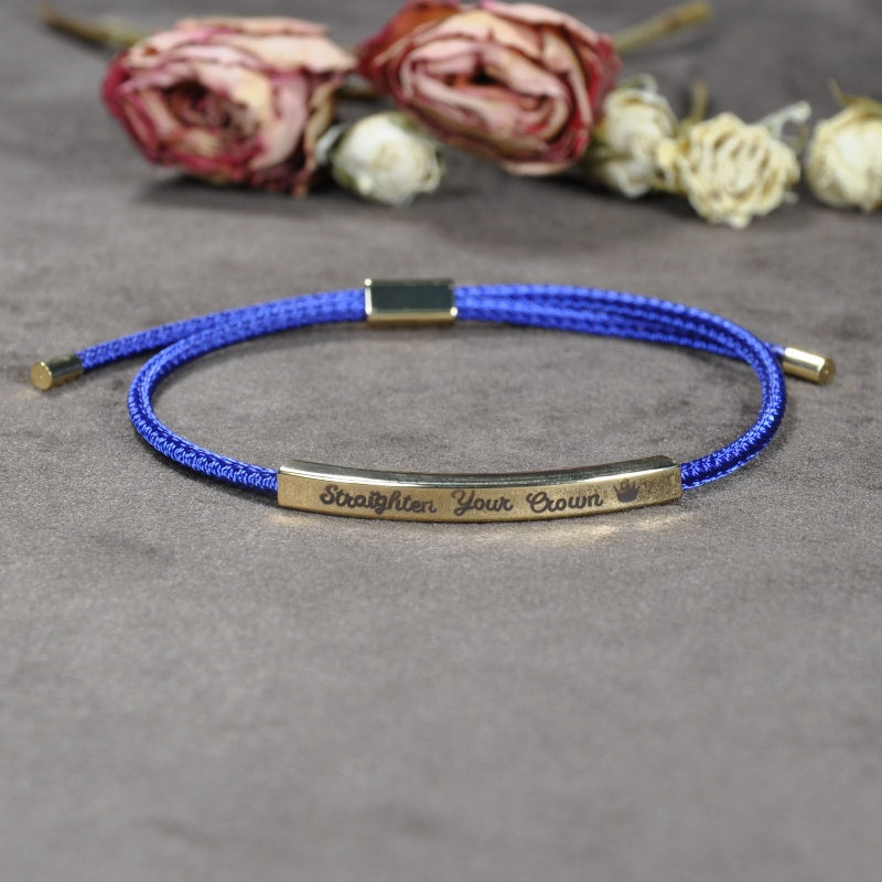 Straighten your Crown Tube Bracelet