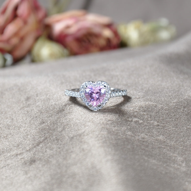 Mother &Daughter Bound by love Matching Heart  Ring