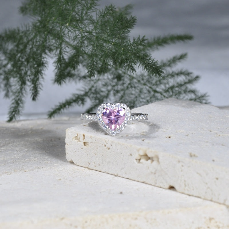 Mother &Daughter Bound by love Matching Heart  Ring
