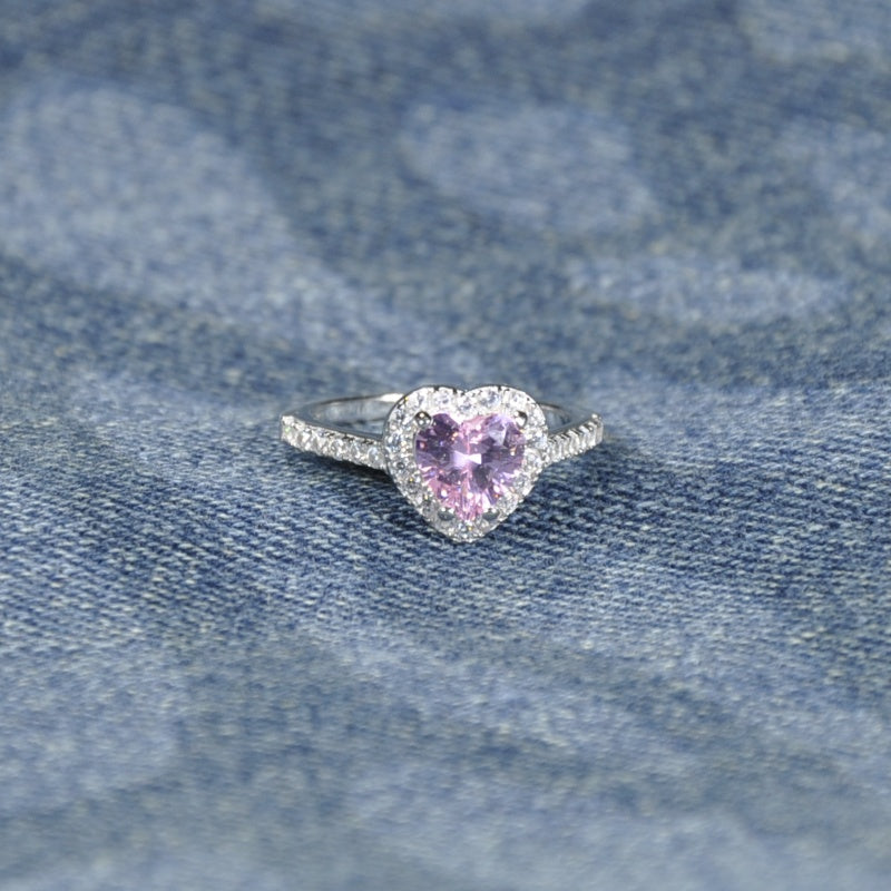 Mother &Daughter Bound by love Matching Heart  Ring