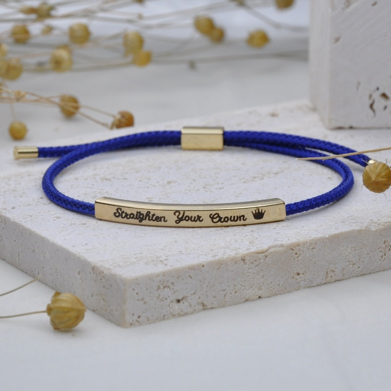 Straighten your Crown Tube Bracelet