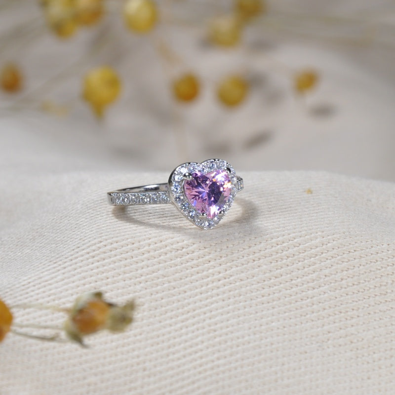 Mother &Daughter Bound by love Matching Heart  Ring