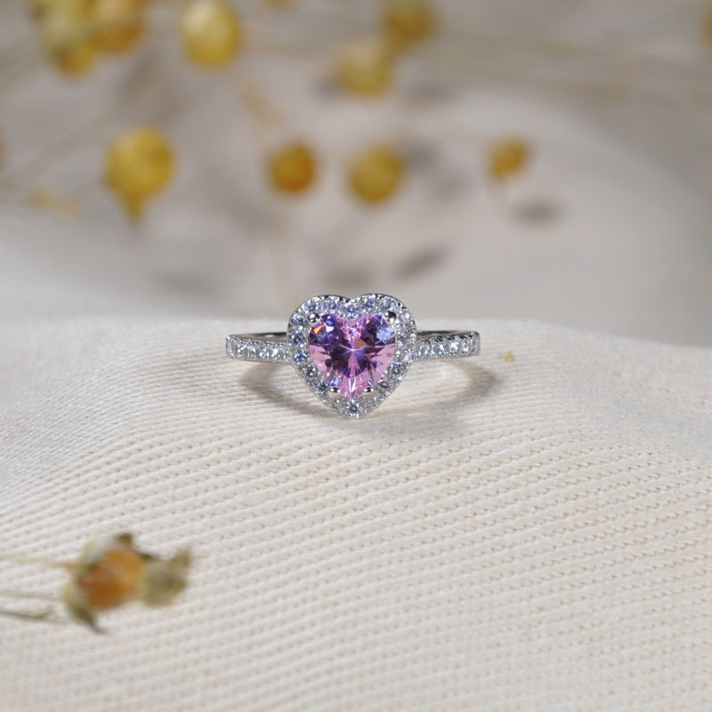 Mother &Daughter Bound by love Matching Heart  Ring