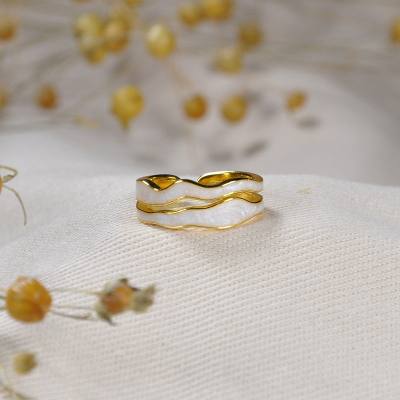 YOU'VE SURVIVED TOO MANY STORMS Double Wave Ring