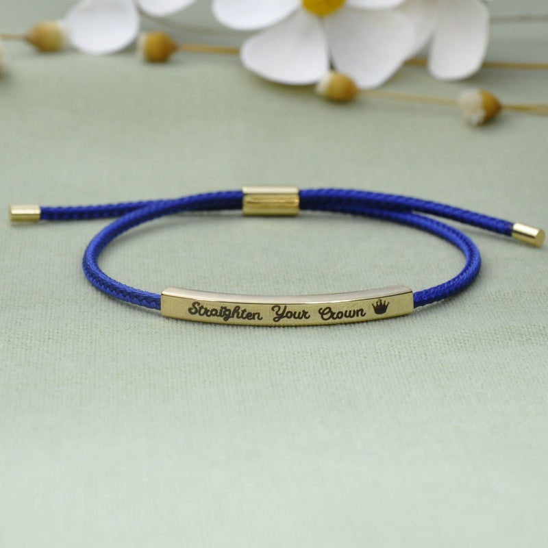 Straighten your Crown Tube Bracelet