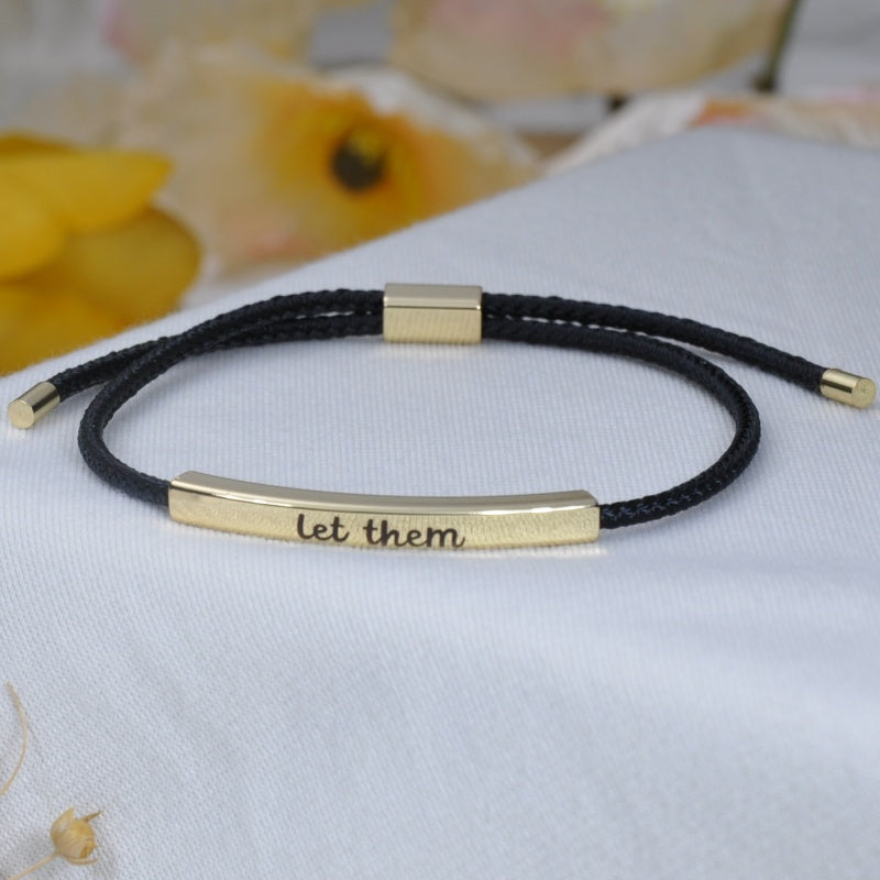 LET THEM TUBE BRACELET