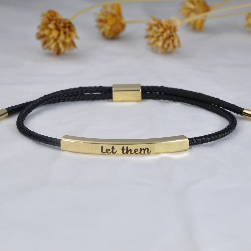 LET THEM TUBE BRACELET